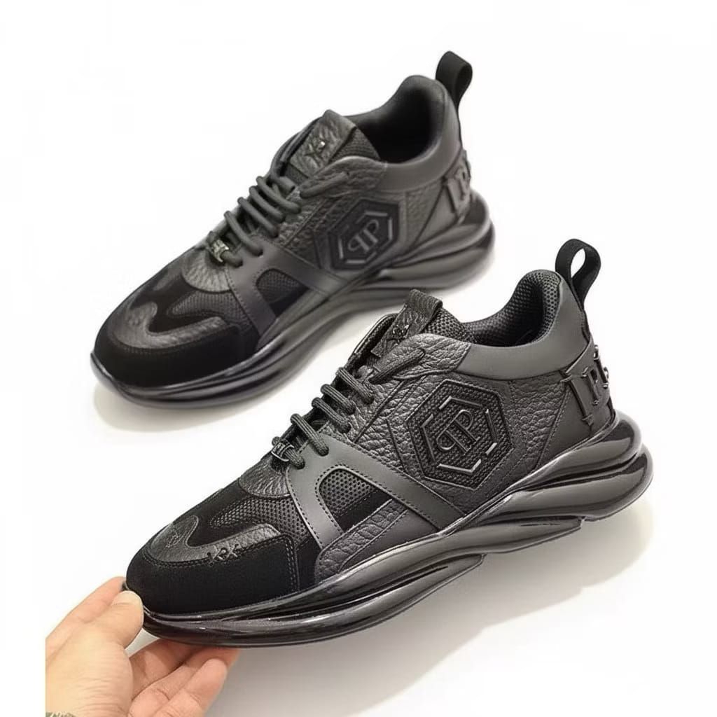 Sepatu Sneakers Philip Plein Sepatu Sneaker Pria MIRROR Super Premium