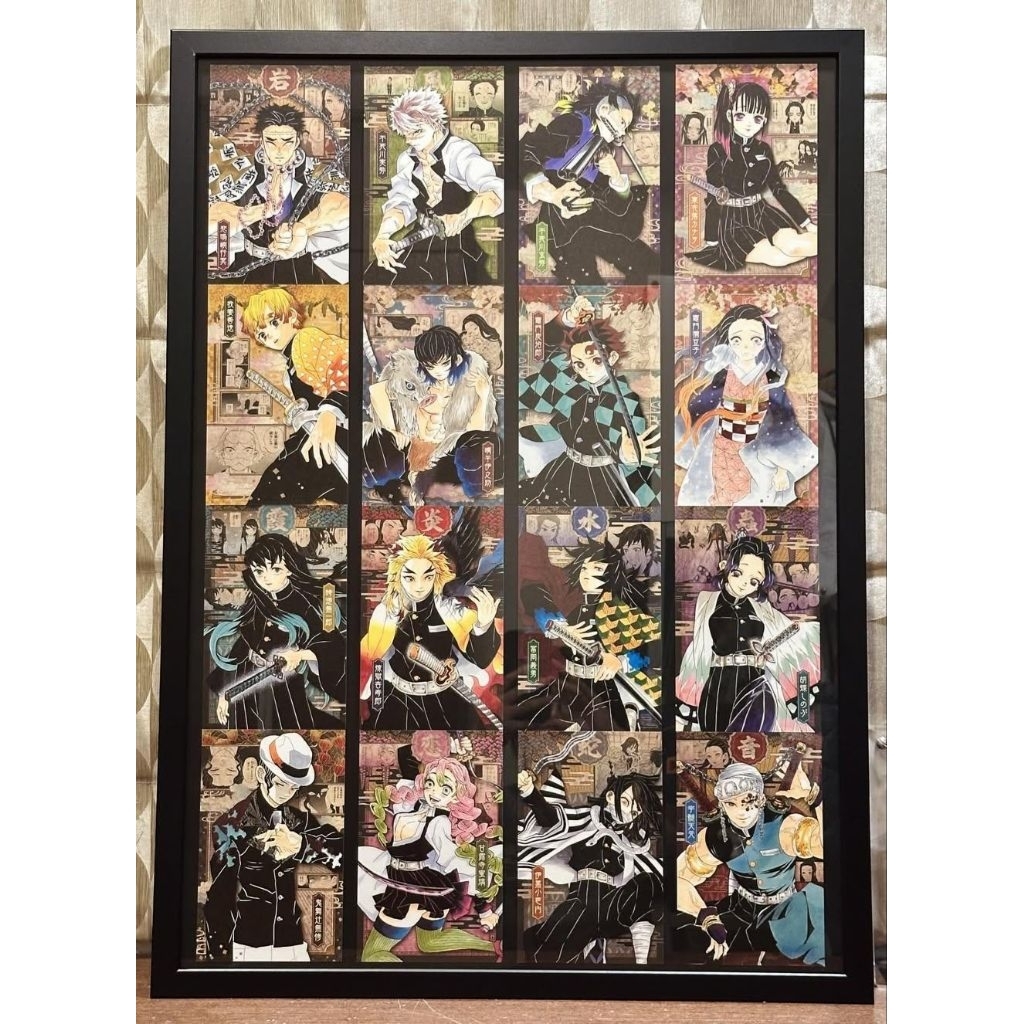 OFFICIAL Postcard Kartu Pos Kimetsu no Yaiba Demon Slayer Muzan Nezuko Zenitsu Tengen Gyomei Muichir