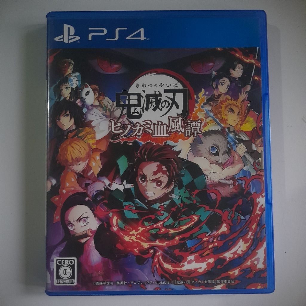 BD PS4 kaset ps 4 demon slayer kimetsu no yaiba / the hinokami chornicles