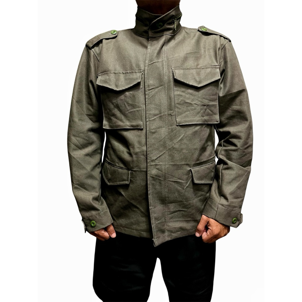 Jaket M65 Army Pria Canvas Tebal Military Style Tactical Jacket Outdoor