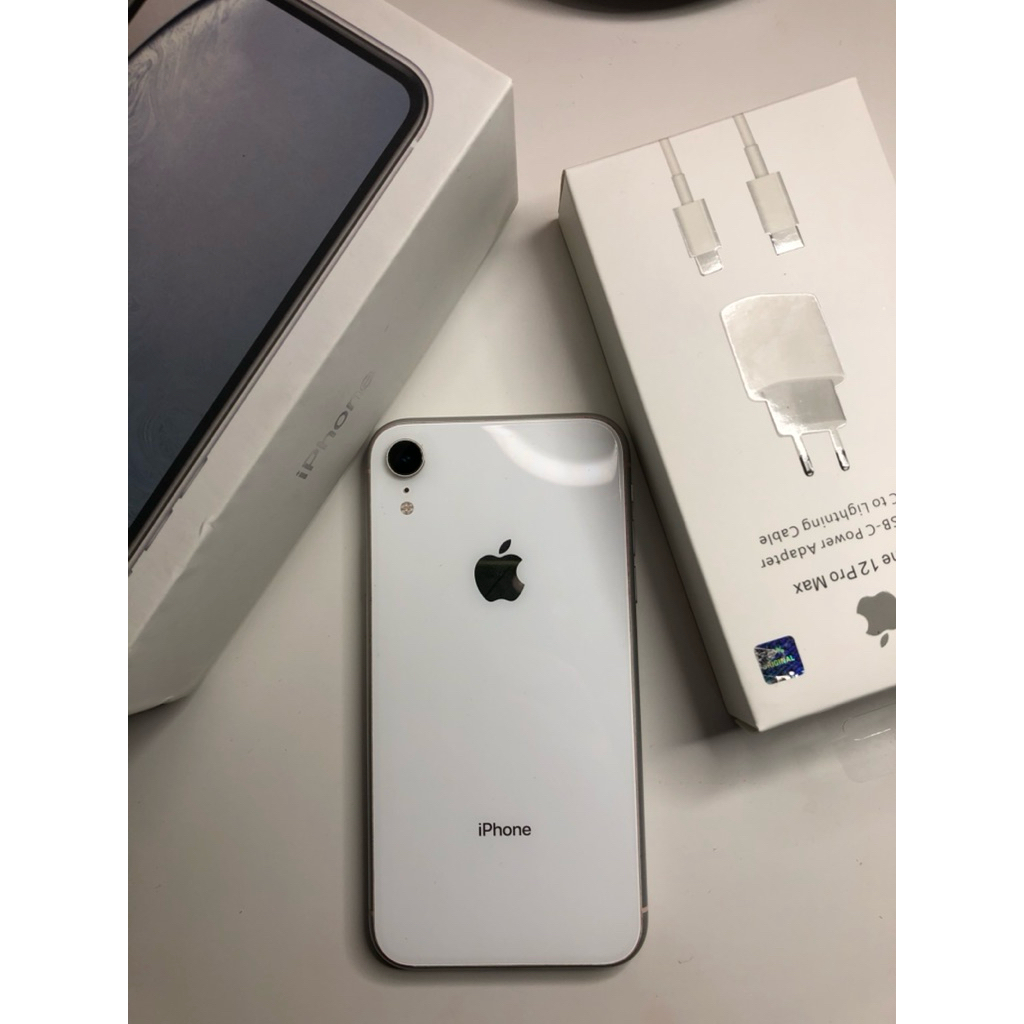 iPhone XR 256GB White Mulus Fullset - Eks Garansi Resmi (Siap Pakai)