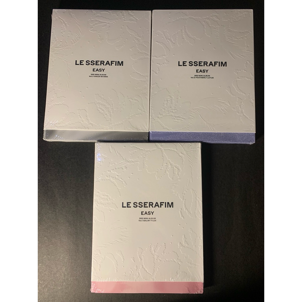 READY SEALED ALBUM PHOTOBOOK LE SSERAFIM EASY