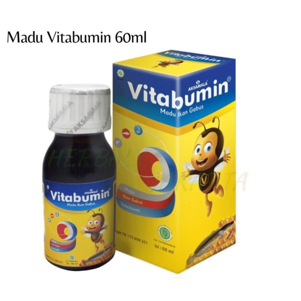 vitabumin madu ikan gabus 60 ml _original