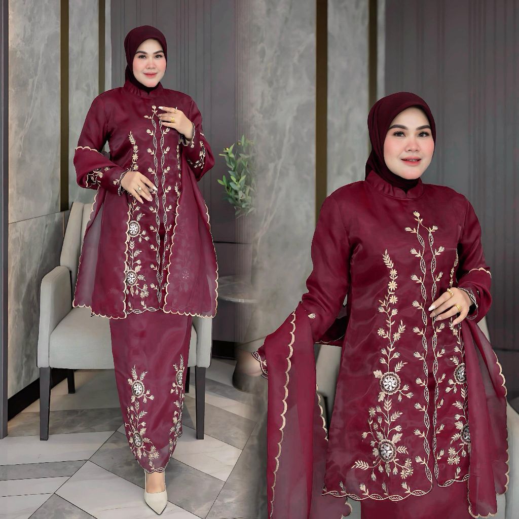 STELAN KEBAYA WISUDA// SET KEBAYA KONDANGAN//KEBAYA MODERN