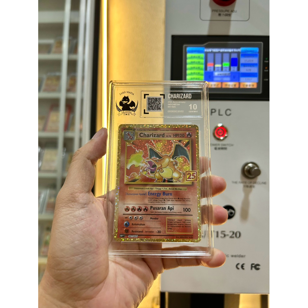 Charizard 25th anniversary ZMG 10 1 kartu POKEMON tcg card set japan japanese/ english/ indonesia NO