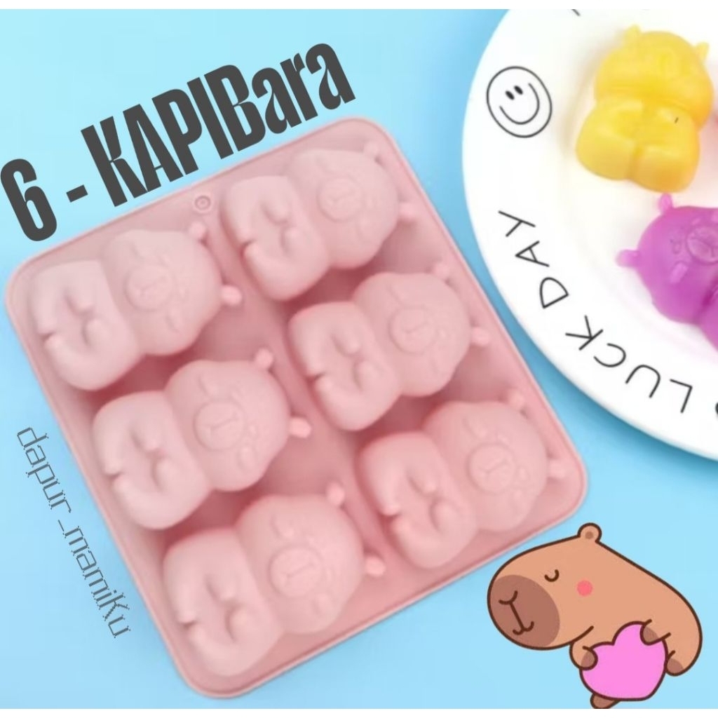 DAPURMAMI Cetakan Silikon Miki mini miki mouse sea hewan Mickey  Cetakan Cokelat Puding Cake Jelly A