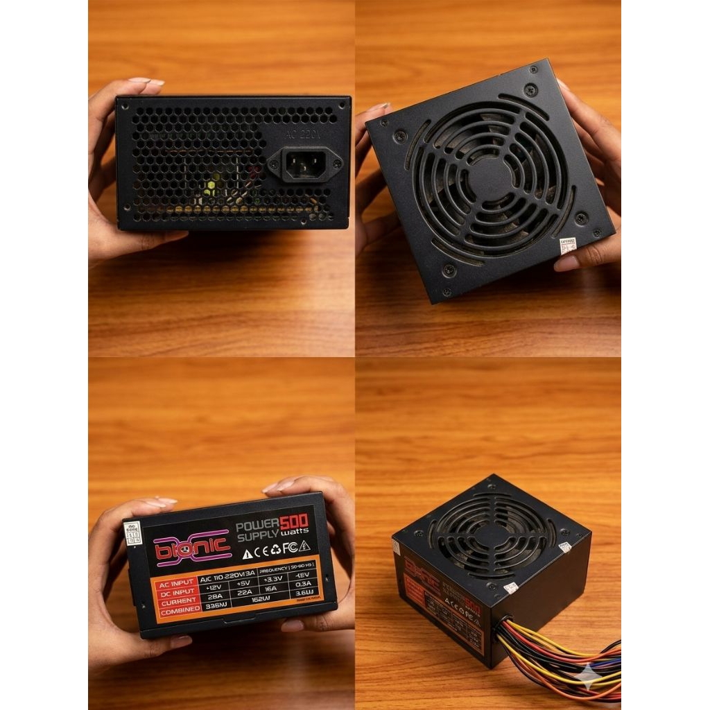 power suplay komputer  gaming Bionic 500 wat
