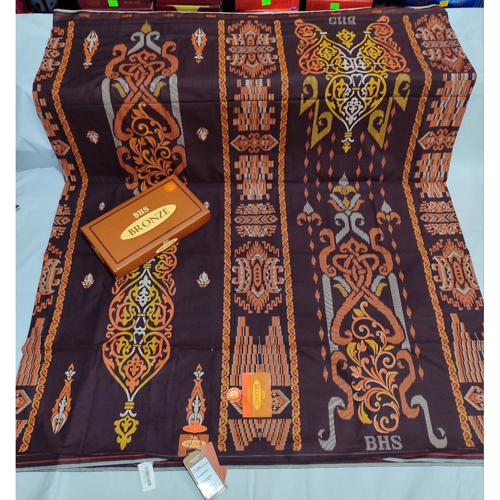 SARUNG BHS INFINITY BRONZE MOTIF PKA-KJG