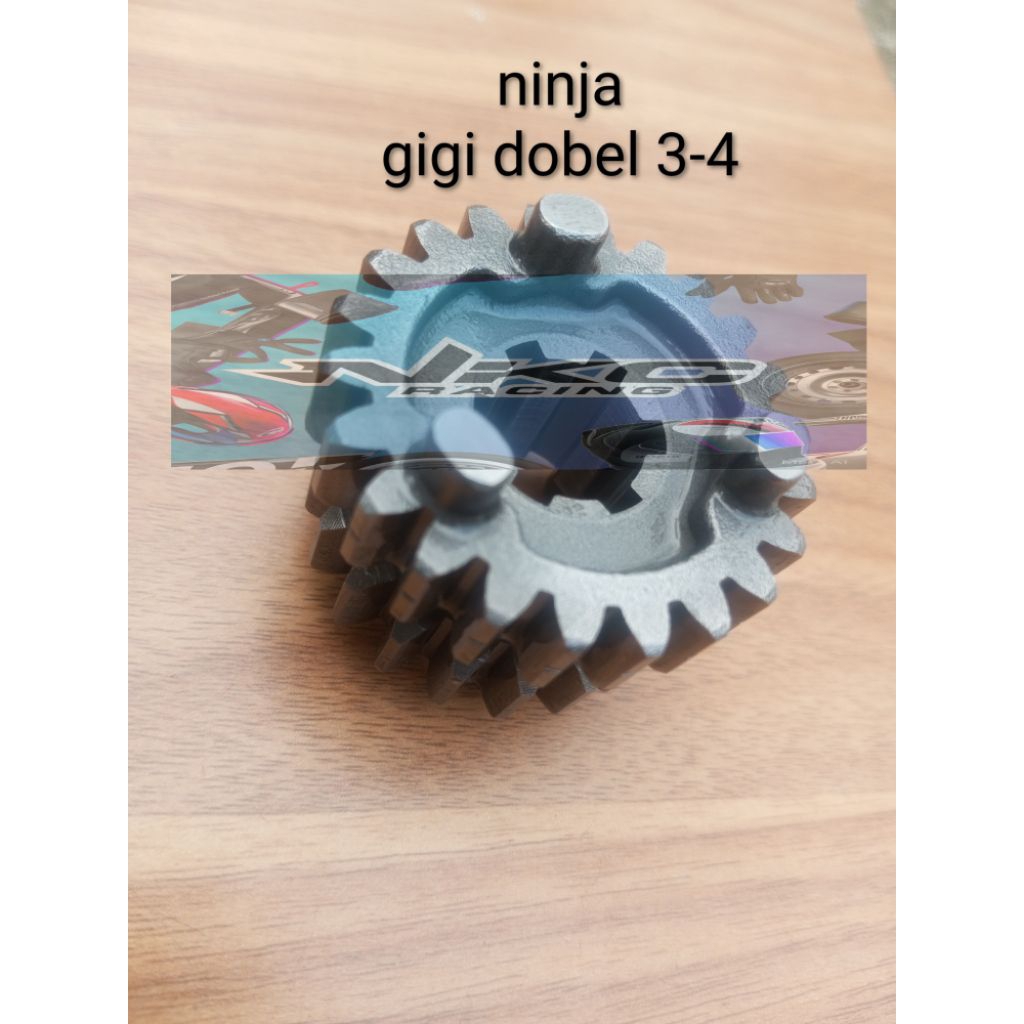 rasio racing ninja r/ninja rr gigi tumpuk 3-4 primer standar