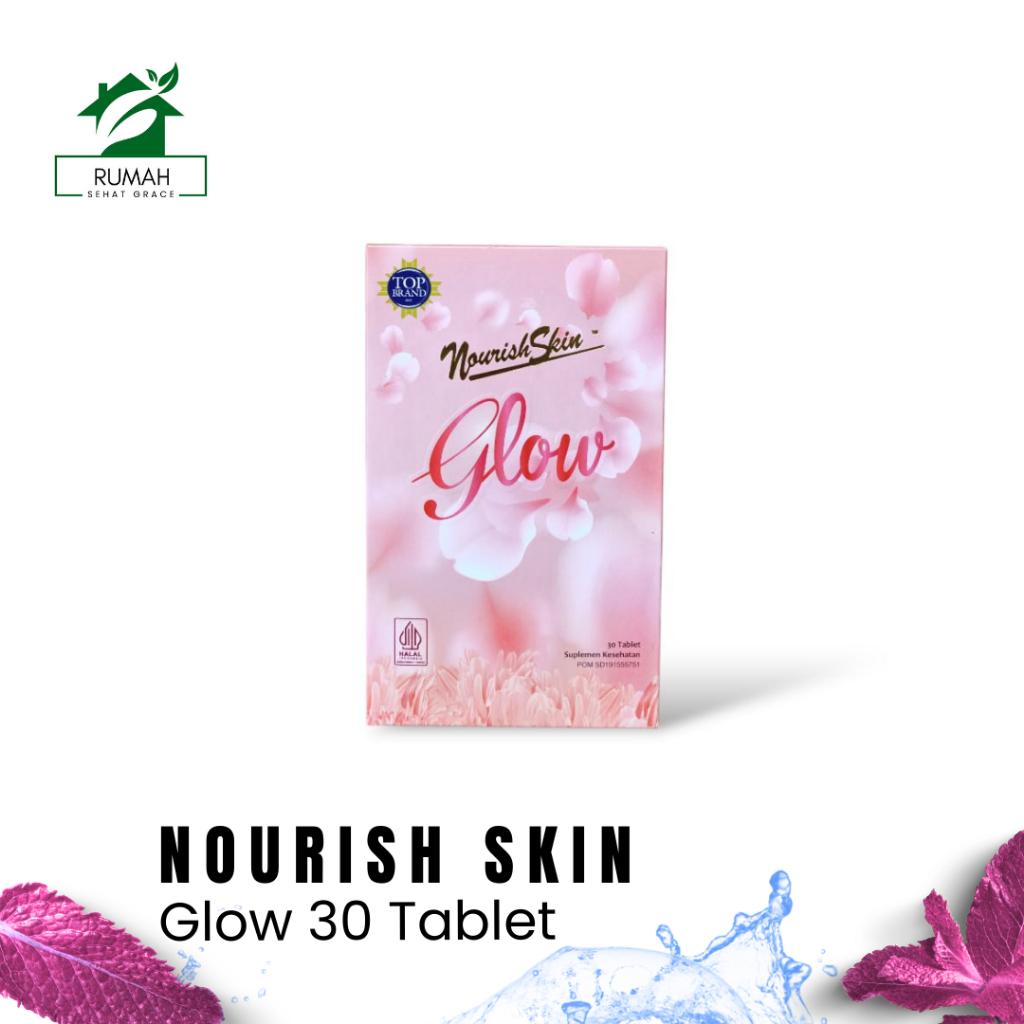 RSG (ECER) NOURISH SKIN GLOW  1 Tablet Membantu Membuat Kulit Sehat dan lembab
