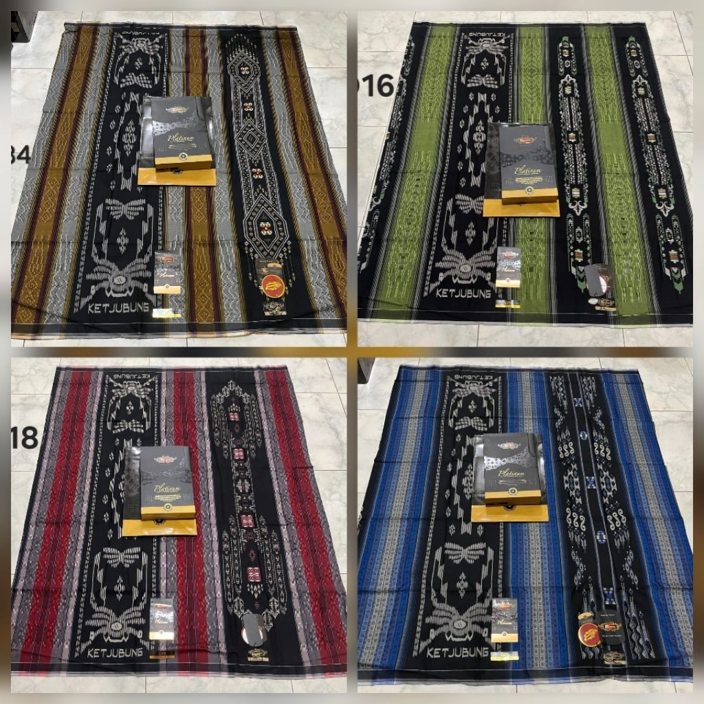 Sarung Ketjubung Original 100% || Sarung Ketjubung Songket || Sarung Ketjubung Platinum Gold & Silve