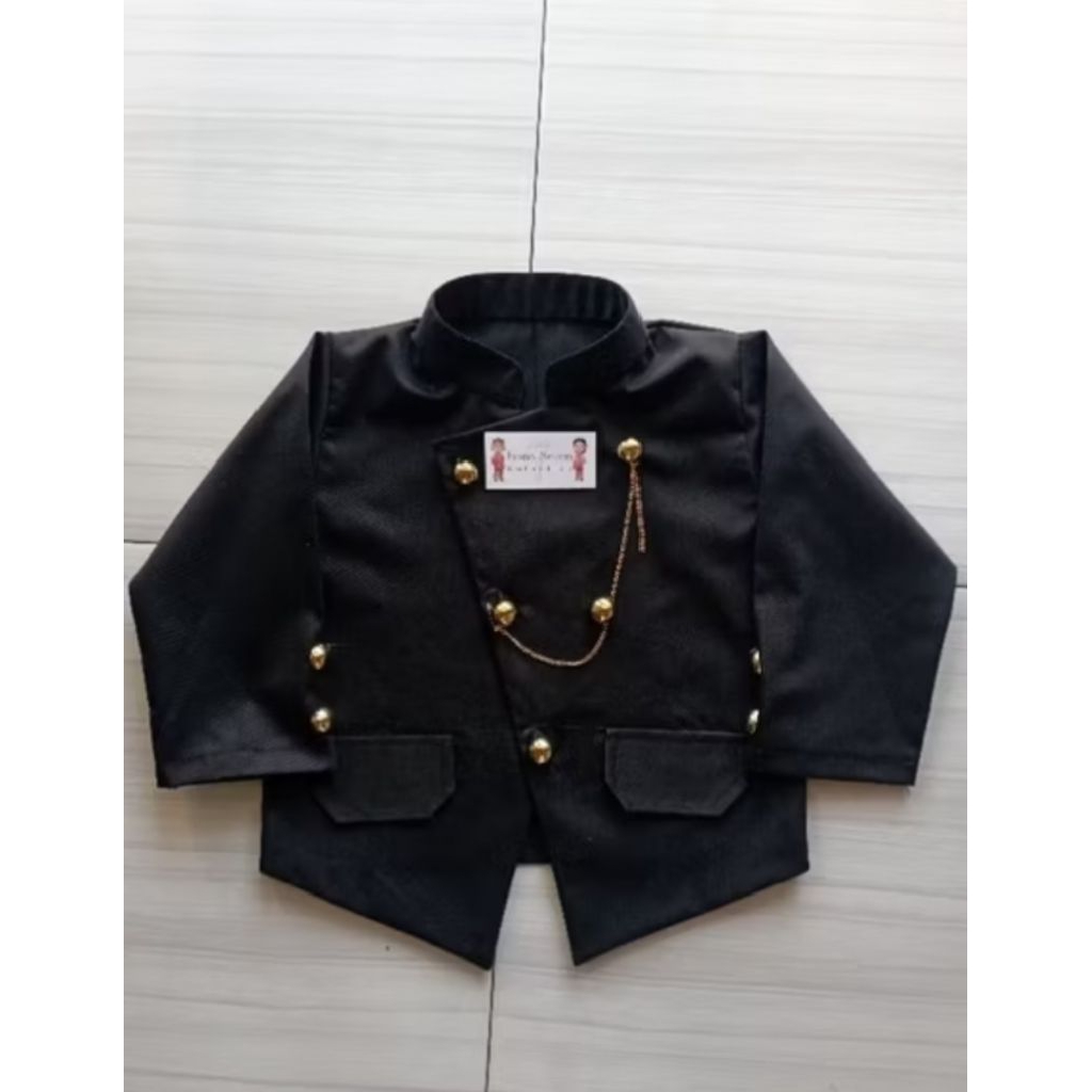 Baju Atasan Beskap Aksesoris Rantai