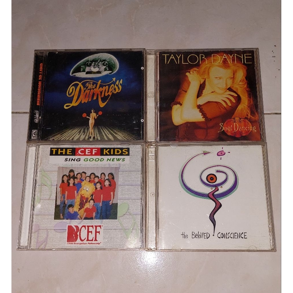 cd THE DARKNESS-Permission To Land (1) / TAYLOR DAYNE-Soul Dancing / THE CEF KIDS-Sing Good News / T