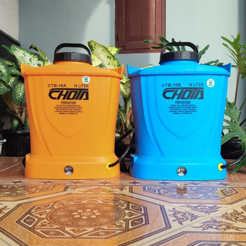 CHOTA CTE-16 - 16 liter | Sprayer Elektrik Tekanan Tinggi dengan Baterai 12ah