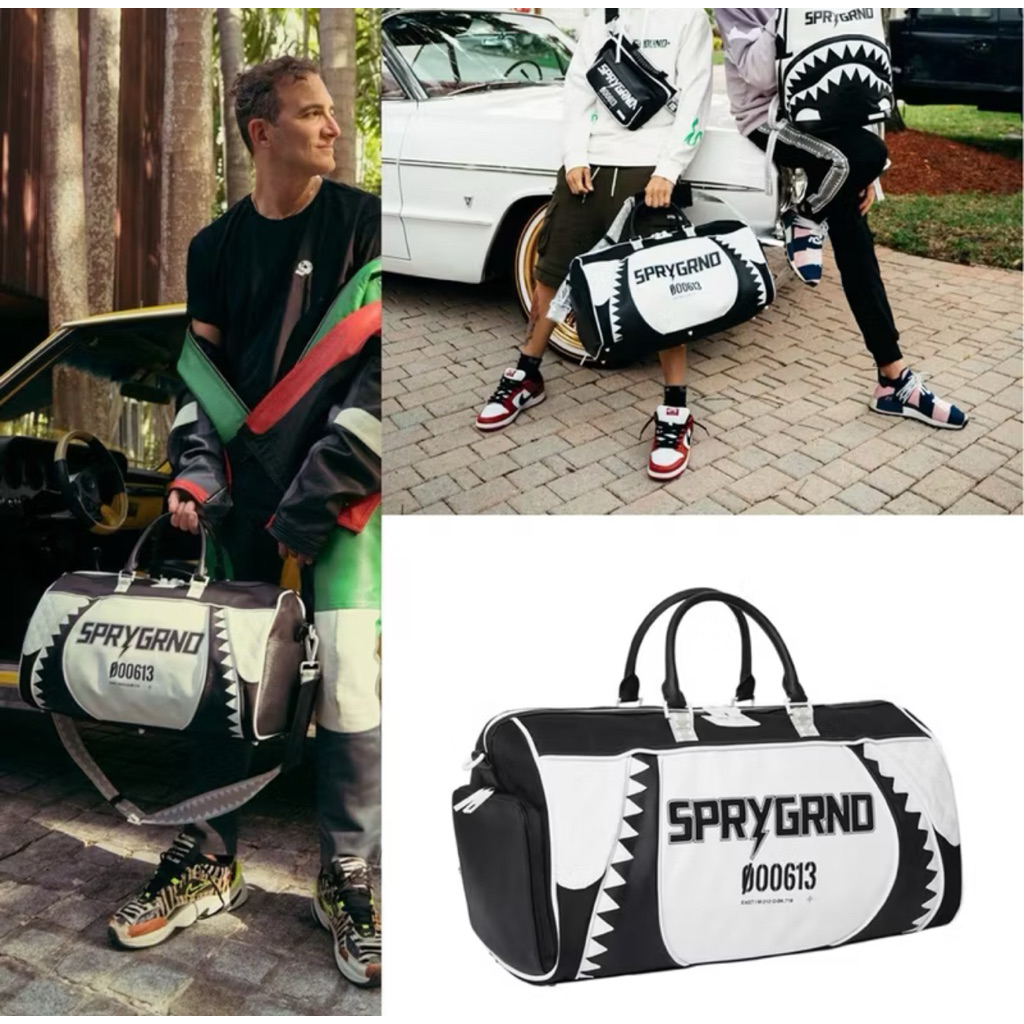 [NEW] Original SPRAYGROUND Swerve Duffle Bag 100% Authentic LIMITED EDITION Padel bag, Tennis Golf b