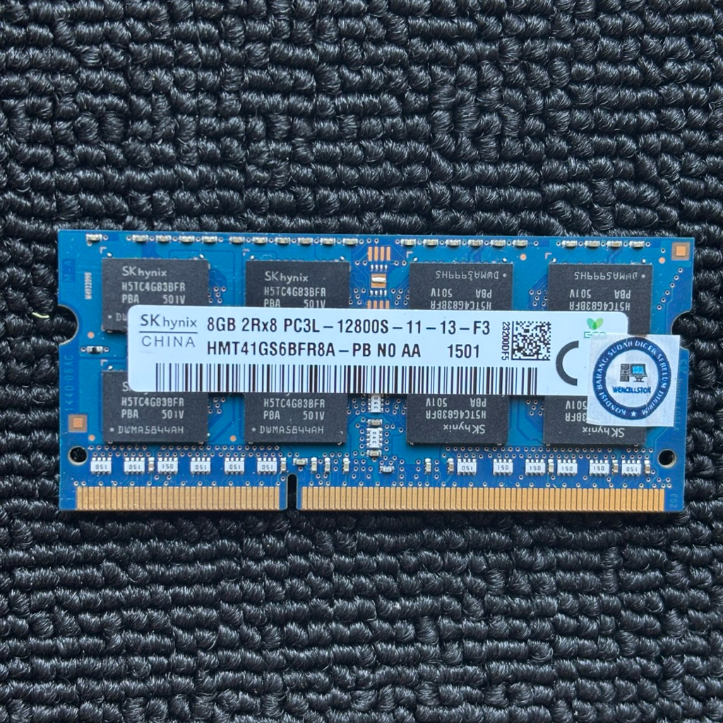 RAM LAPTOP SKhynix 8GB 2Rx8 PCL3-12800S/1600MHZ DDR3L SODIMM