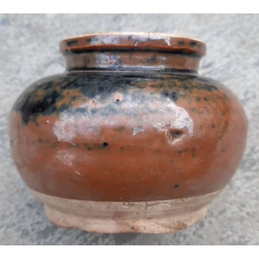 #guci coklat #keramik lama #vintage lawas #hiasan pajangan #kolektor antik
