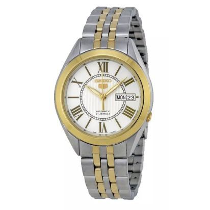 Jam Tangan Pria Seiko 5 Original Garansi Resmi SNKL36 SNKL36K1 Strap Stainless Steel Silver Gold Aut