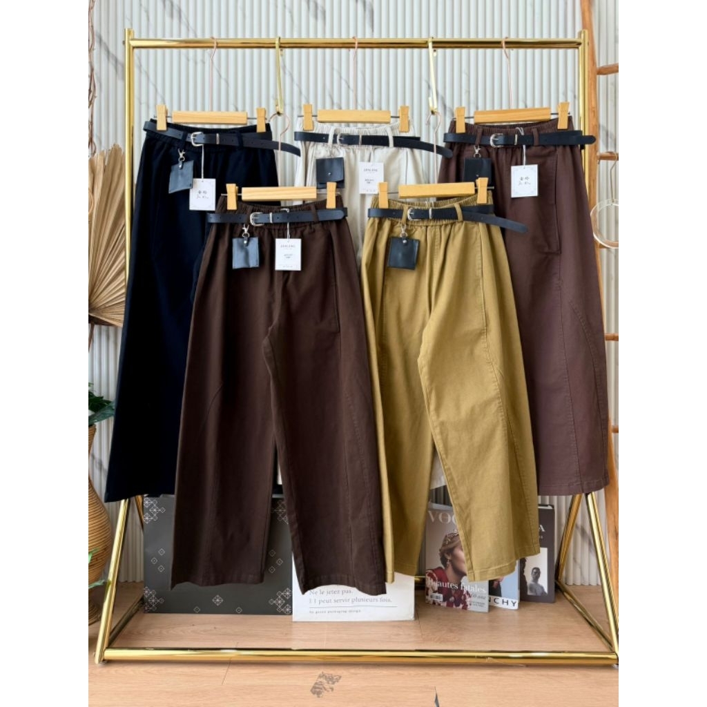 Celana kulot soft jeans jinling br import