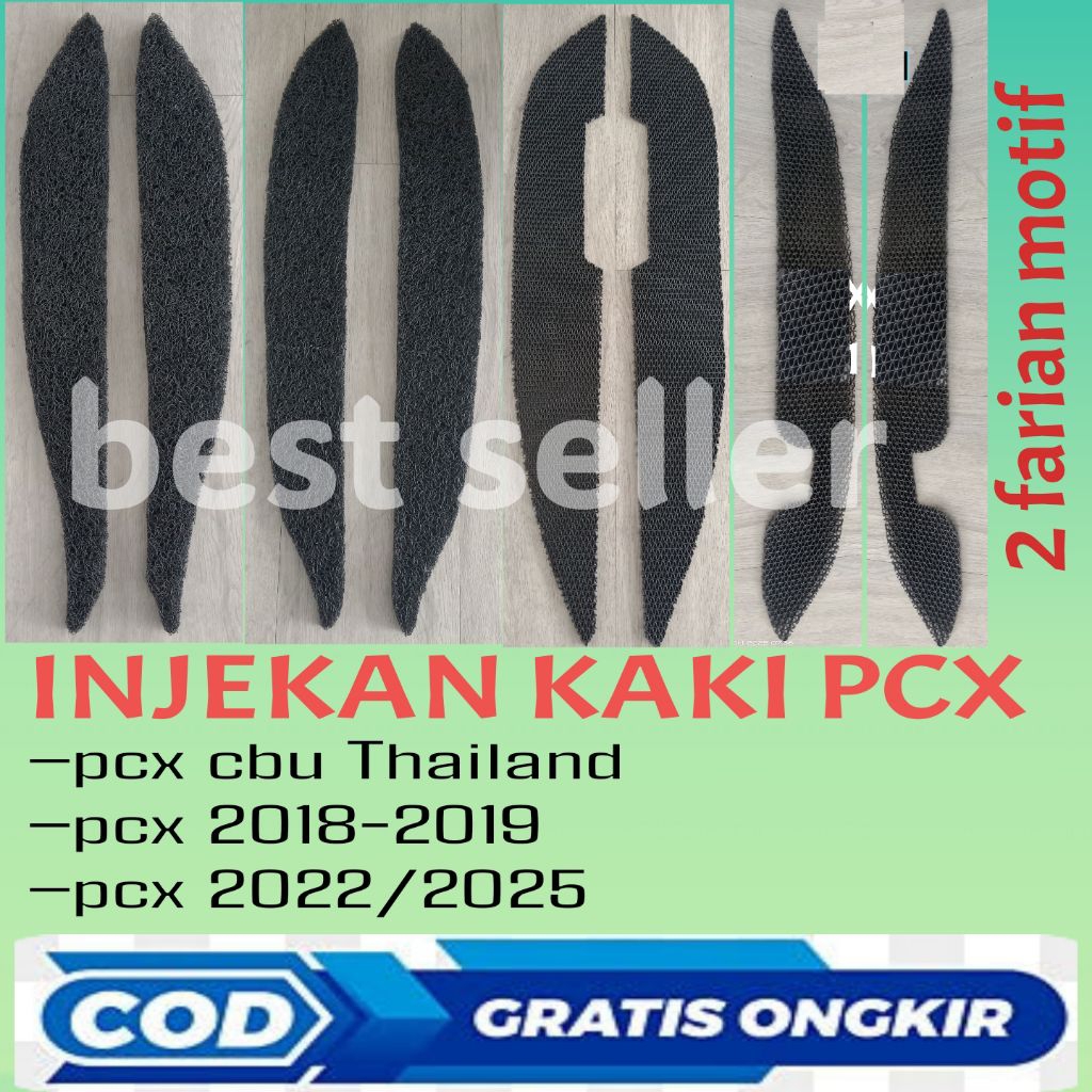 kARPET PIJAKAN KANAN KIRI PCX CBU THAILAND||PCX 150 2018||PCX160 2024
