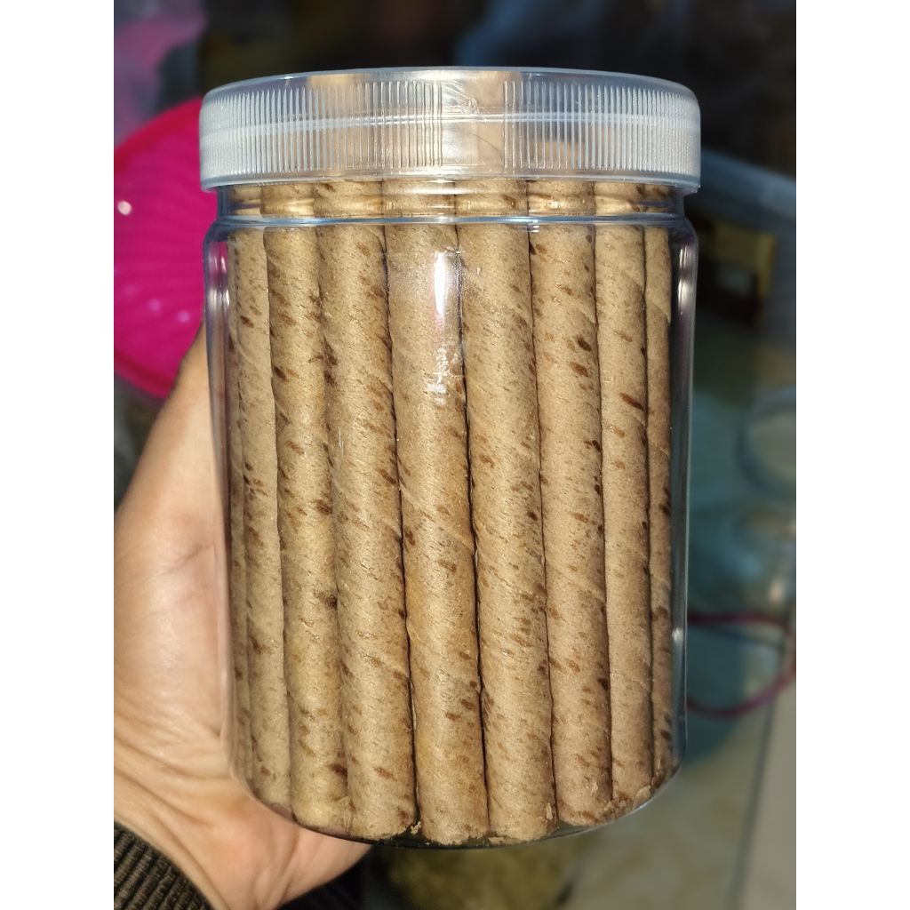 Wafer roll long Astor coklat toples