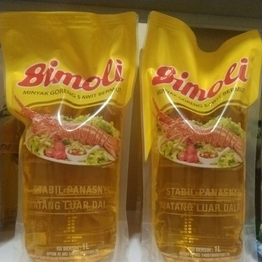 Minyak Bimoli 1 Liter//Minyak Goreng//Bimoli