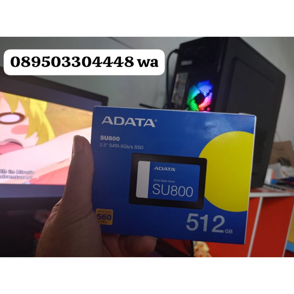 Ssd adata su800 512gb garansi 2028