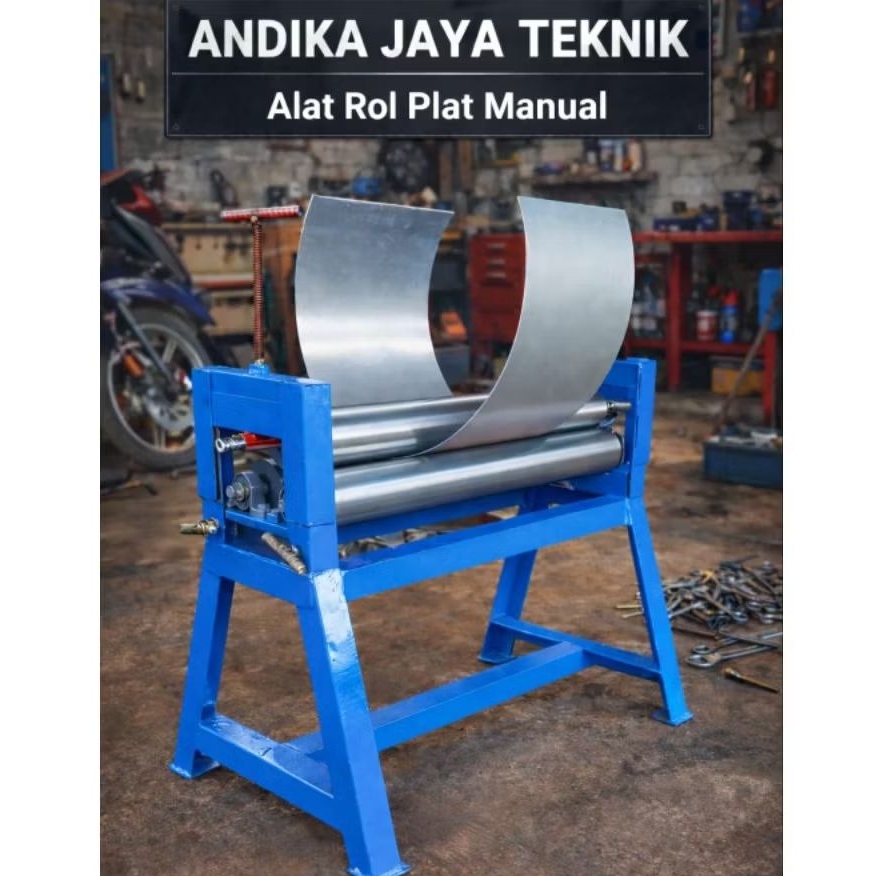 Mesin Roll Plat Manual Rangka Baja