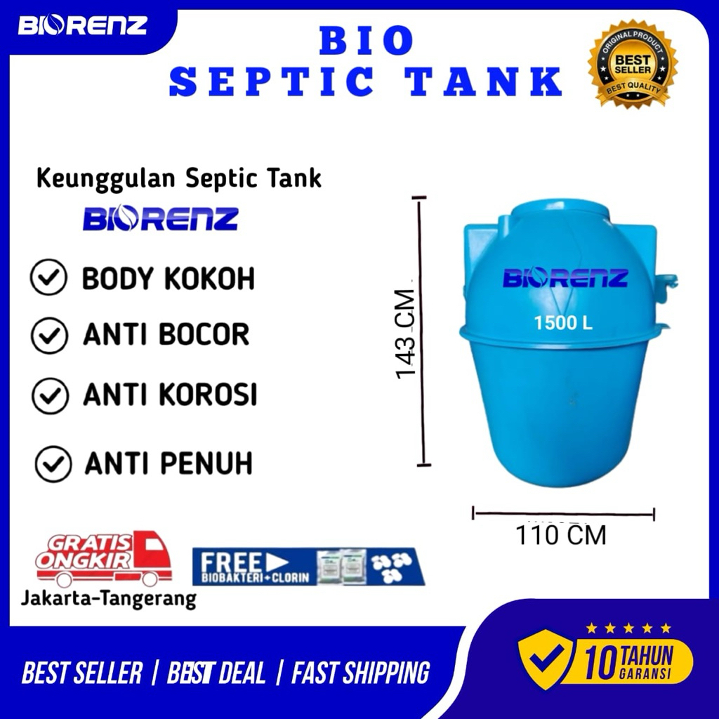 SepticTank,BioTech,BioFill,BioTank,BioRenz 1500L