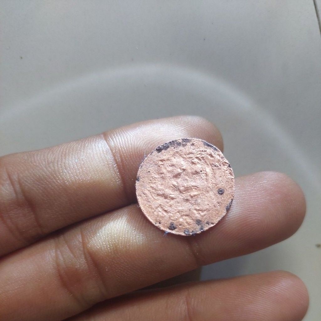 Koin tembaga eror. nederland indie. berantakan. Langka.