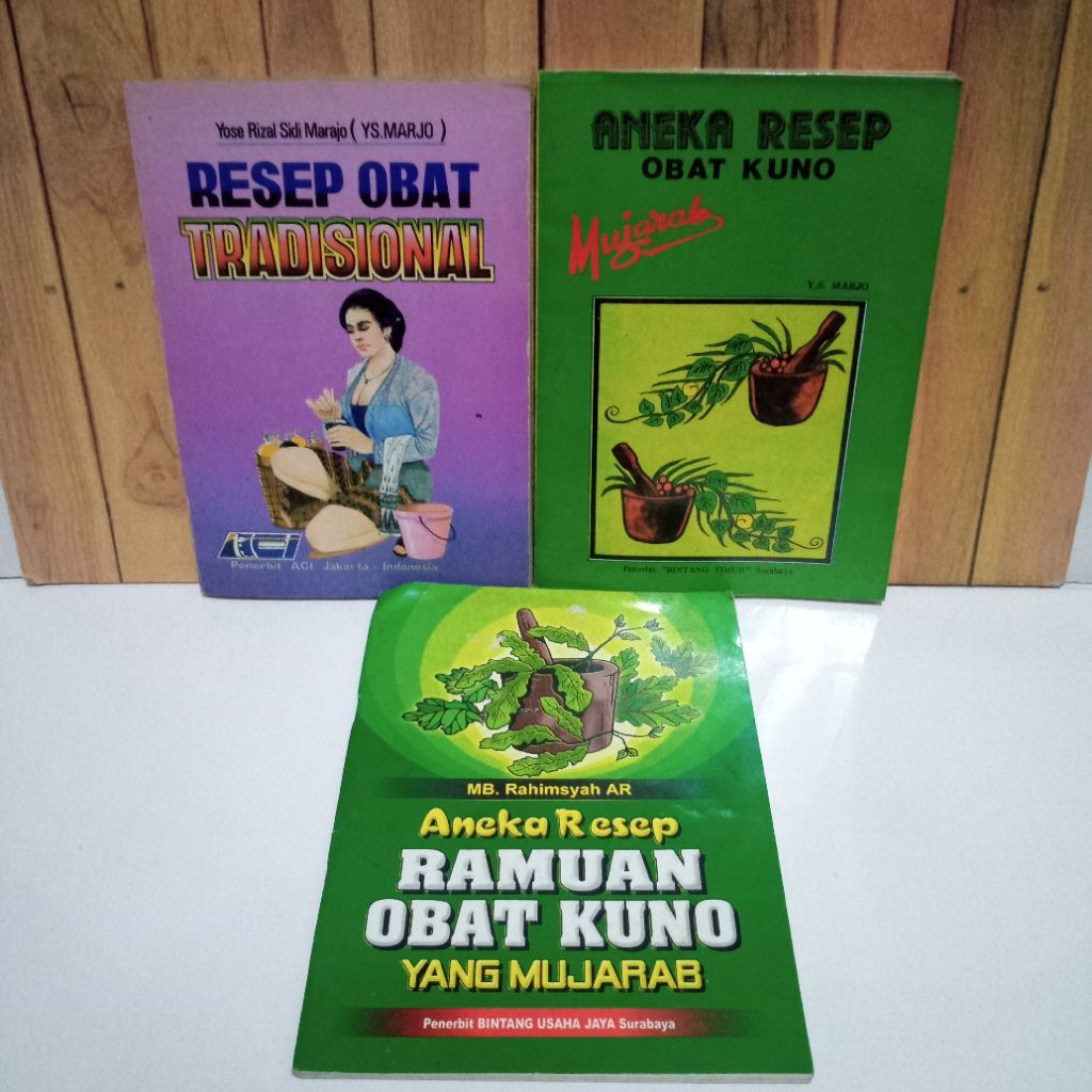 Kumpulan resep obat kuno tradisional buku pengobatan buku obat-obatan buku resep obat tradisional