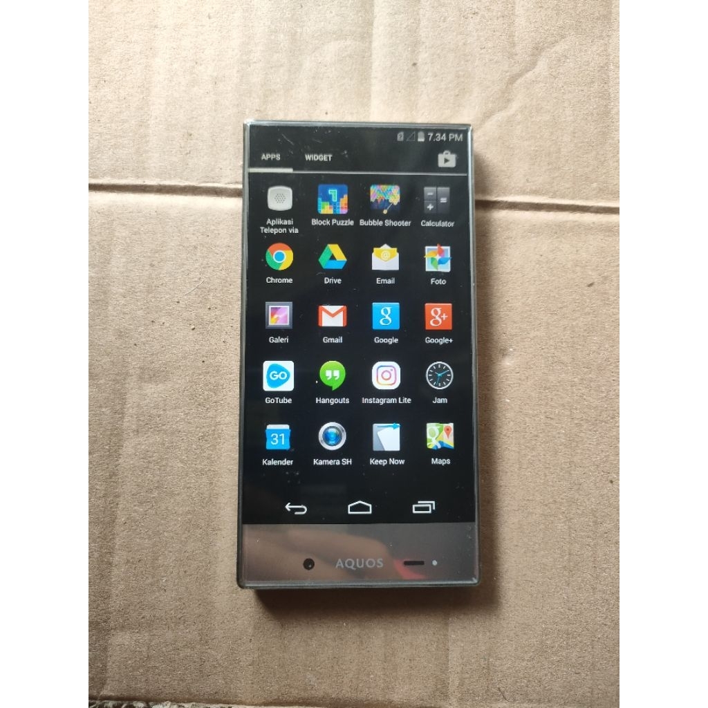 hp Aquos normal baca deskripsi