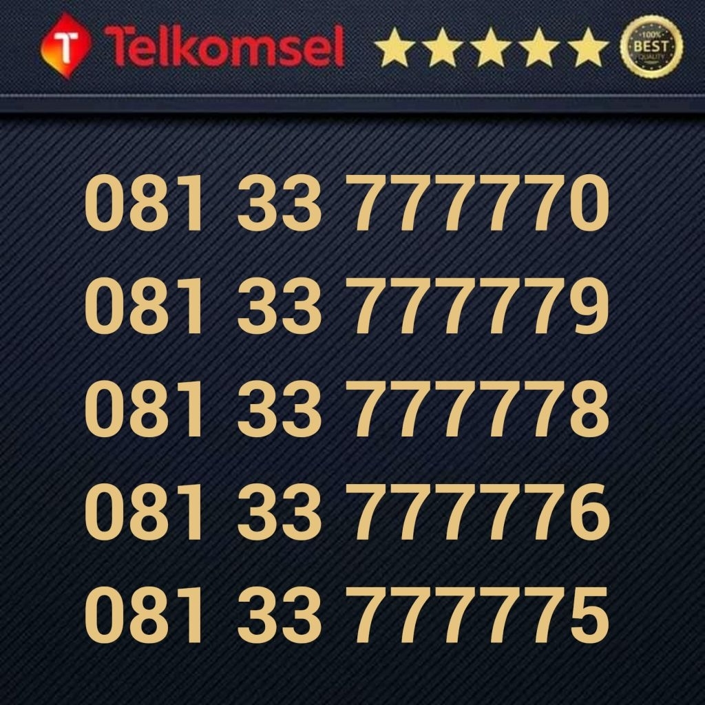 nomor cantik simpati 11 digit 081 33 77777 0 081 33 77777 1 081 33 77777 2 081 33 77777 3 081 33 777