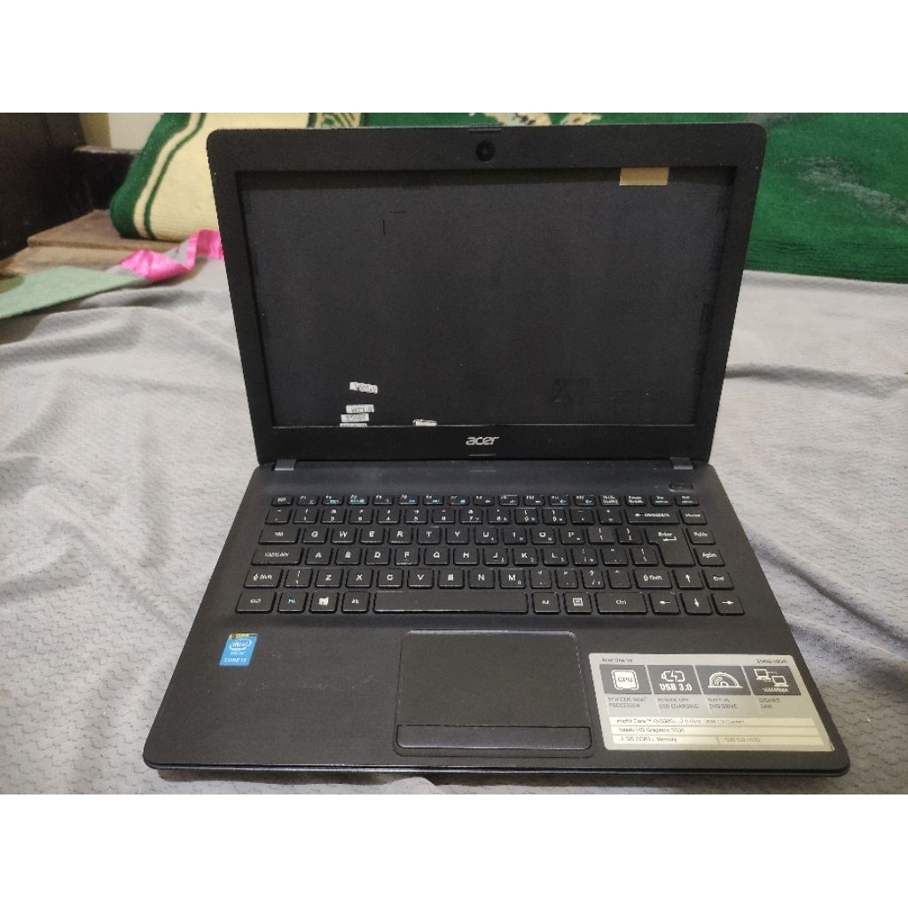 Case Bodi Set Laptop Acer Z1402 Noken Bagus Mulus Like New NO REPAIR/RETAK/DENT