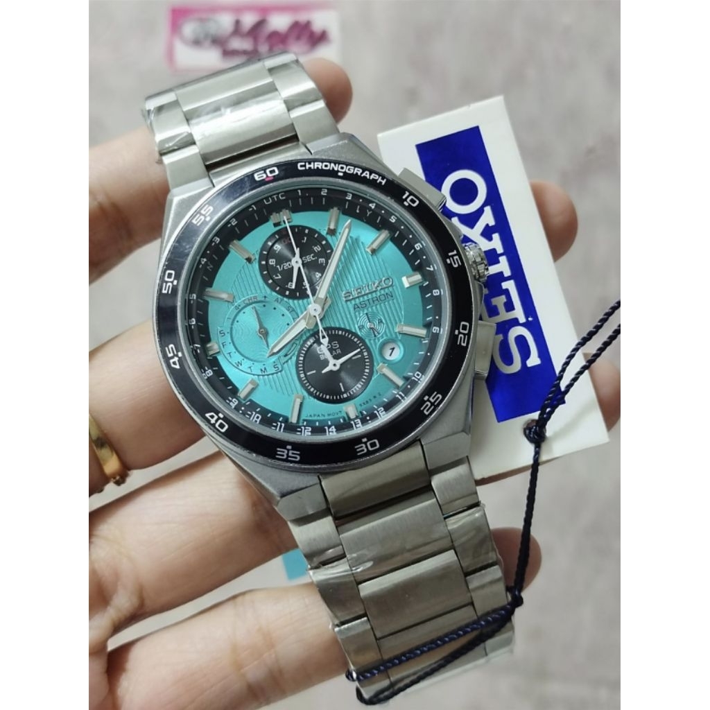 Jam tangan seiko astronot pria chronograph aktif