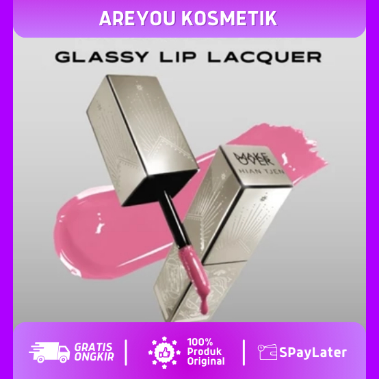 [ARE YOU] MAKE OVER Glassy Lip Lacquer X Hian Tjen - Lip Gloss LipTint Lipcream Lip Cream Lipstick L