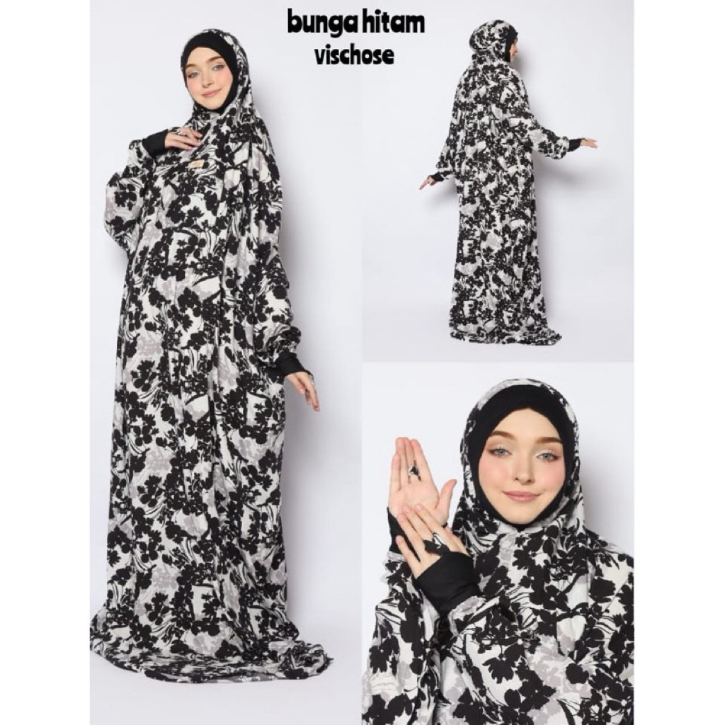 Mukena lajuran/ Mukena terusan dewasa/ Mukena rayon/ Mukena adem/ Mukena hadramaut malaysia