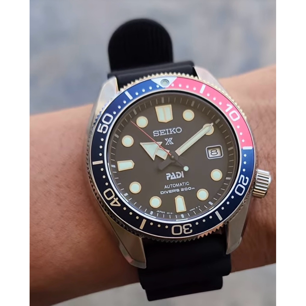 Seiko Prospex SPB087J1 SPB087 Automatic Rubber PADI Special Edition Black Dial(Second)