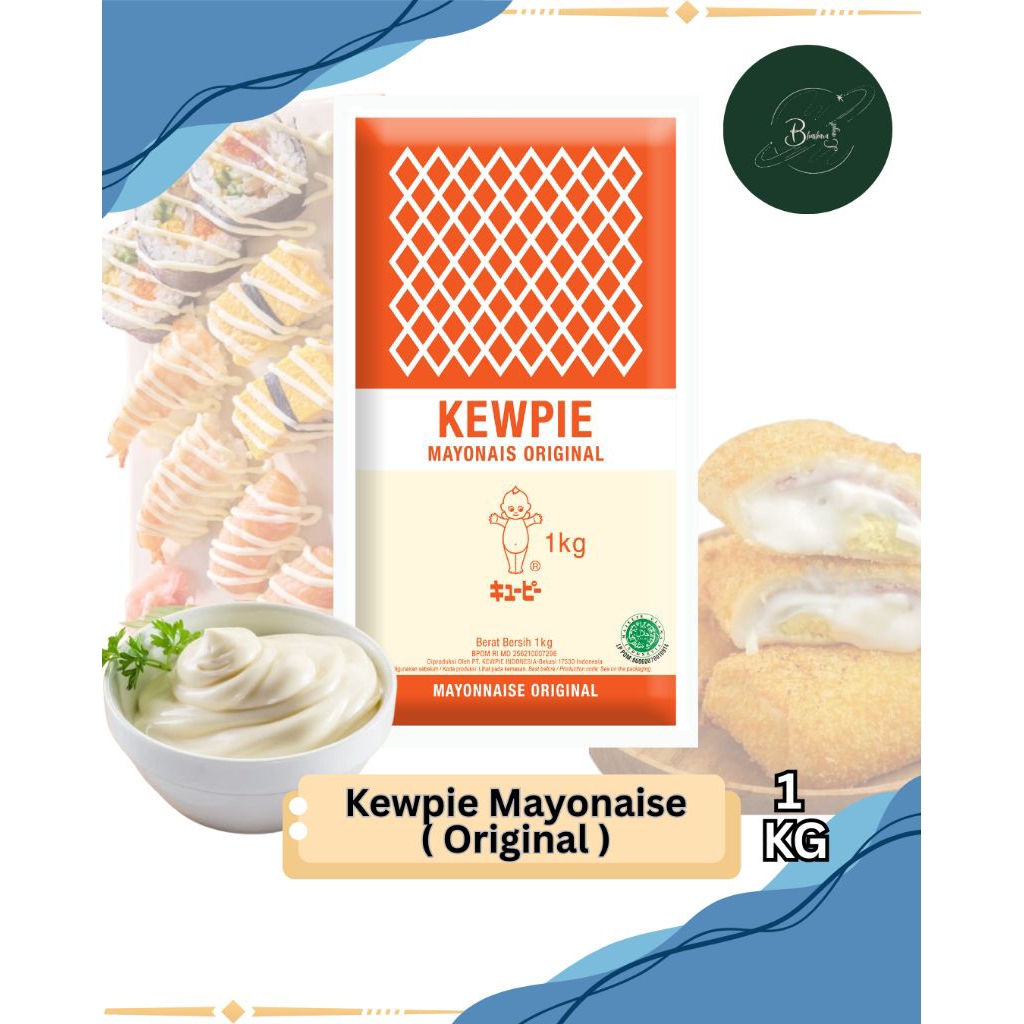 Kewpie Mayonaise Original 1kg / Mayonaise / Mayo original / Mayonaise jepang
