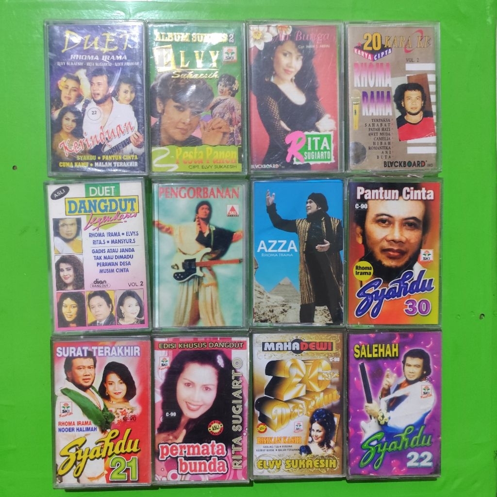 Kaset Original RHOMA IRAMA, RITA SUGIARTO, ELVI SUKAESIH, A. RAFIQ