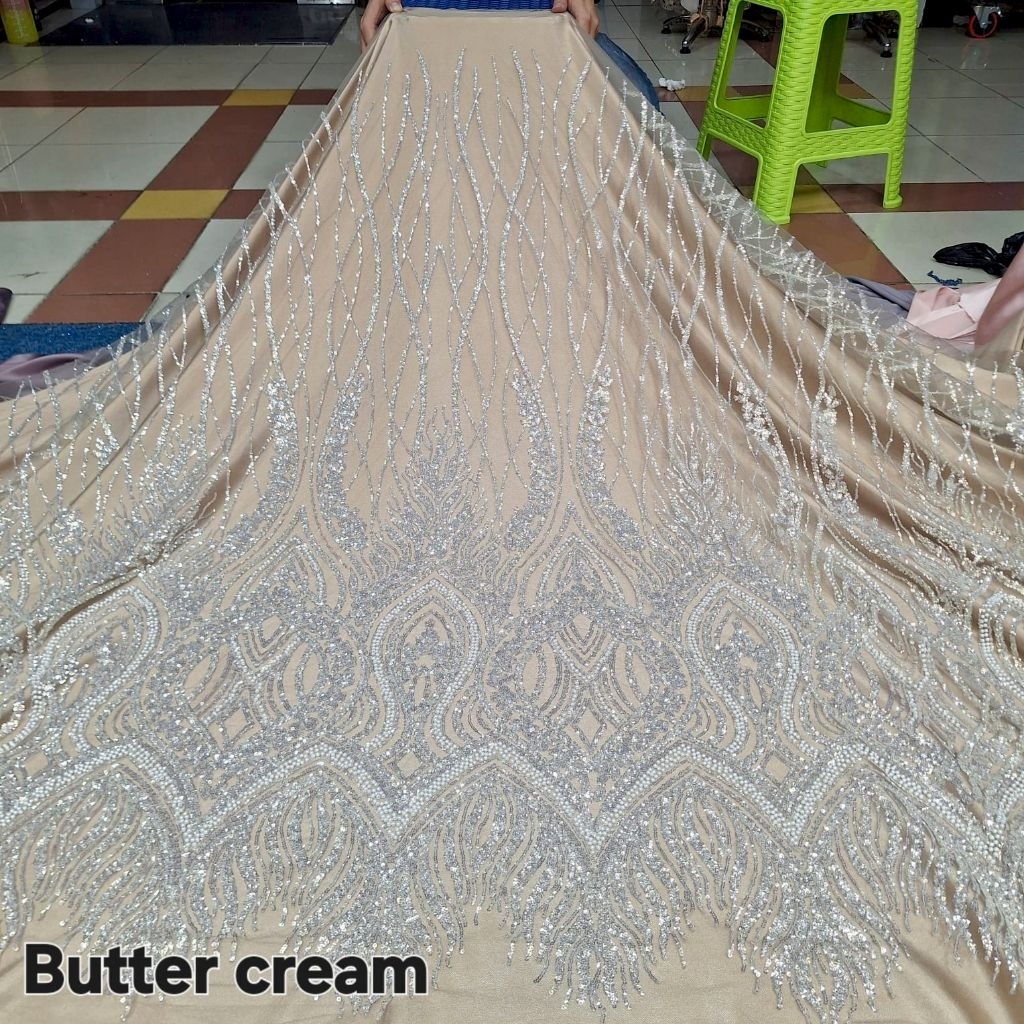 Kain tile Payet aksesoris import premium/kain tile Payet aksesoris mewah