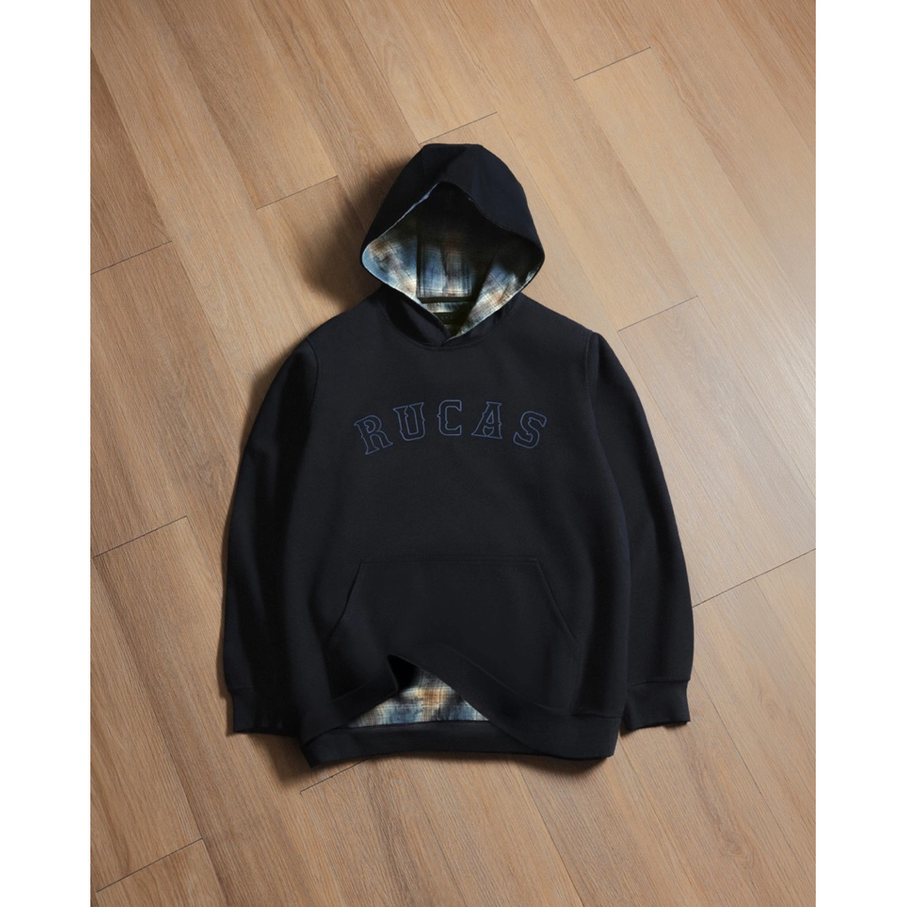 (100% ORIGINAL) RUCAS REVERSIBLE FLANNEL HOODIE size S only