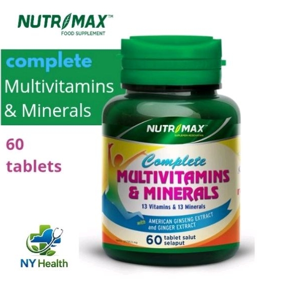 Nutrimax Complete Multivitamin & Minerals - isi 60 tablets