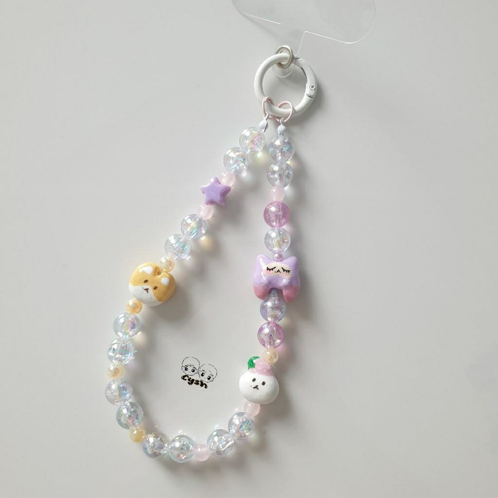 Baekhyun kkuru Jam Teolaegi keyring phone strap bracelet gelang EXO Baekhyun kkuru jam Teolaegi