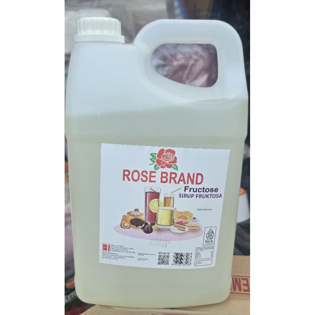 gula cair gula larut liquid sugar fruktosa jerigen drigen 5liter merk rosebrand gula es teh es campu