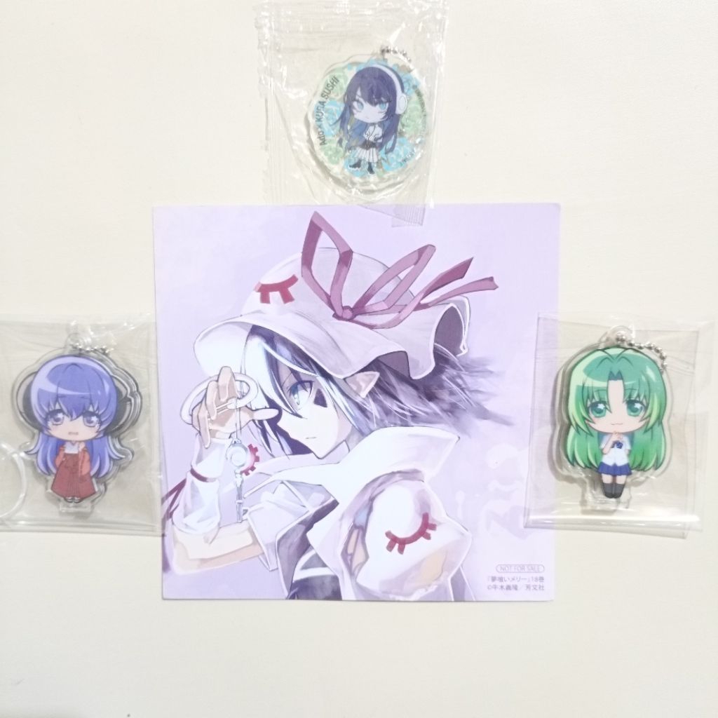 Higurashi Ado Dream Eater Merry keychain standee akrilik rubber official