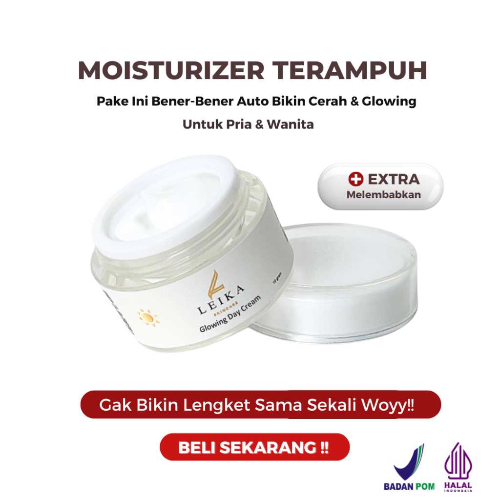Krim Pelembab Wajah Wanita Halal Day Cream Melembabkan Wajah Bpom Cream Pelembab Wajah Ampuh krim pe