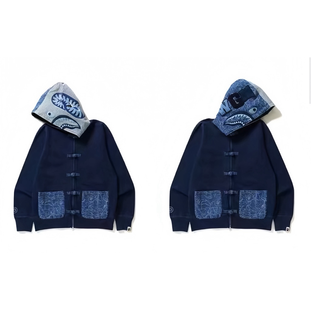 BAPE Shark Tang Cheongsam Jacket Hoodie