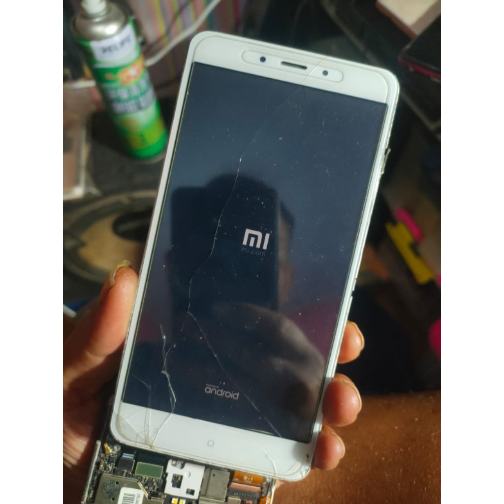 lcd xiomi note 4 mediatex minus retak sentuh normal