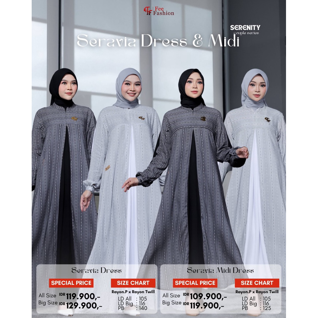 Fee Fashion - Dress / Midi Dress / Seravia Dress Midi Dress Fee Fashion